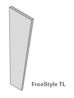 Панель OWAconsult FreeStyle TL 1200х400/200х40/20 мм, темно-коричневый, 4 шт./уп.