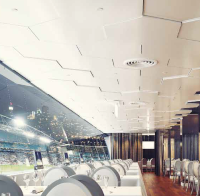 Дизайнерская потолочная система Torsion на пружинах