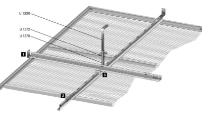 Нониус-подвес U1300, верхняя часть  L-1000мм, (art.75U1300-20)