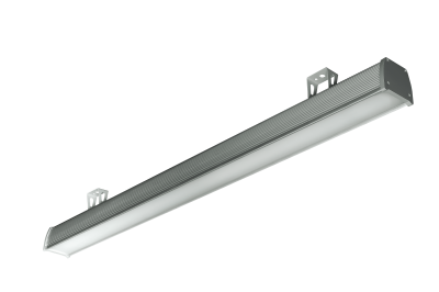 Светильник промышленный  PR 116W, 10500lm, 5000K, IP65, (1250х81х100), opal, серый