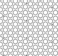 Потолочная система с 3D перф. Ø40мм и креплением на магниты PERFO PUZZLE PZ-200