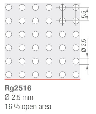 Панель OWAtecta K07 600х600 мм, оцинк. 0,5 мм, перф. Rg2516, флис, RAL 9003