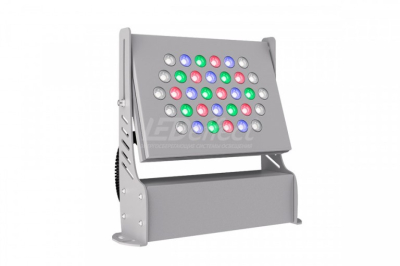  Светильник Прожектор RGBW 25W, 2500lm,  IP67, 288х124х382, К13