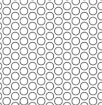 Потолочная система с 3D перф. Ø40мм и креплением на винты PERFO PUZZLE PZ-100