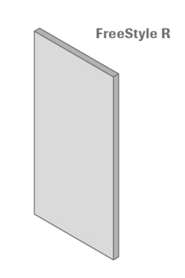 Панель OWAconsult FreeStyle R 1200х600х40 мм, коричневый, 2 шт./уп.