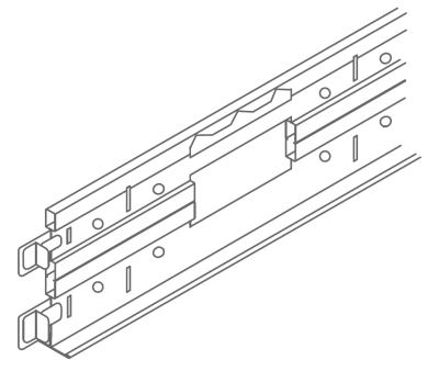 Направляющая Nr.8550G увеличенная, 75х24 мм, толщина 0,5 мм, белый, L=4,375 м, 8 шт./уп.