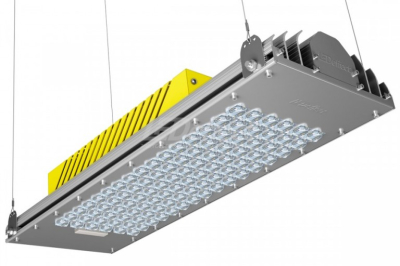 Свеьтильник подвесной взрывозащищенный Кедр Ех ССП 200W, 24200lm, 5000К, 608х225х1477, КСС Д