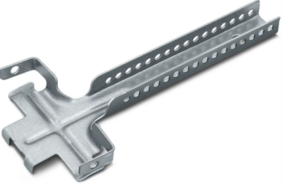 Нижняя часть нониус-подвеса для ПП60х27, оцинк. 1 мм, 50 шт./уп.