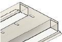 C-channel customised 64x150x64mm L=900mm RAL7021