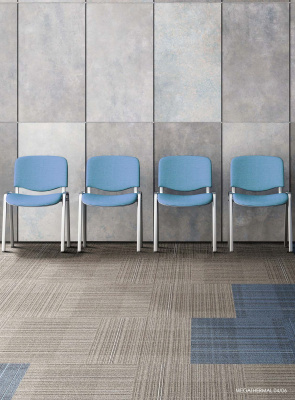 Ковровая плитка Innovflor Megathermal 06 0.5*0.5 м 100% ПОЛИАМИД Solution dyed Синий