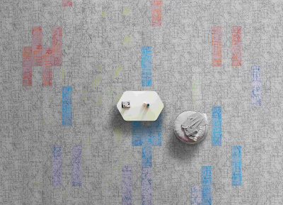 Ковровая плитка Innovflor Memories 08 0.25*1 м 100% ПОЛИАМИД Solution dyed Серый