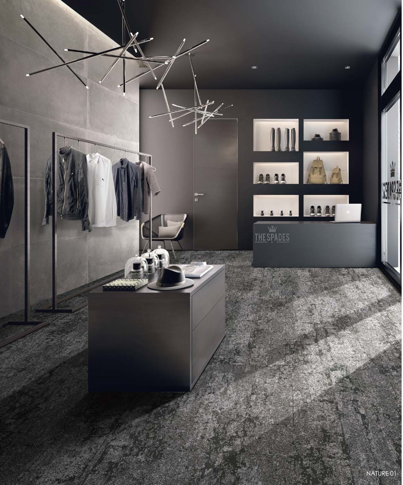 Ковровая плитка Innovflor Nature 01 0.5*1.00 м Серый