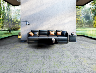 Ковровая плитка Innovflor Memories 09 0.25*1 м 100% ПОЛИАМИД Solution dyed Серый