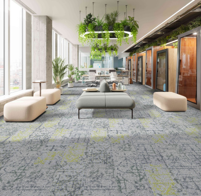 Ковровая плитка Innovflor Memories 06 0.25*1 м 100% ПОЛИАМИД Solution dyed Серый