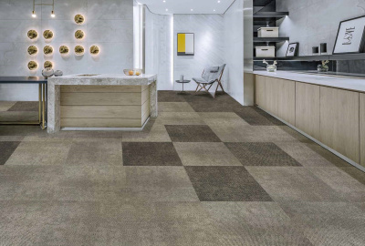 Ковровая плитка Innovflor Ice 05 0.5*0.5 м 100% ПОЛИАМИД Solution dyed Бежевый