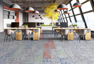 Ковровая плитка Innovflor Memories 07 0.25*1 м 100% ПОЛИАМИД Solution dyed Серый