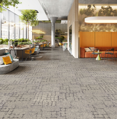 Ковровая плитка Innovflor Galaxy E A02 0.5*0.5 м 100% ПОЛИАМИД Solution dyed Бежевый, темный