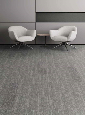 Ковровая плитка Innovflor Harvest 03 0.25*1.00 м 100% ПОЛИАМИД Solution dyed Серый