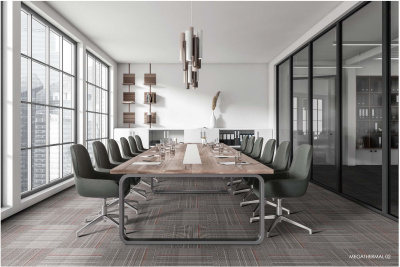 Ковровая плитка Innovflor Megathermal 02 0.5*0.5 м 100% ПОЛИАМИД Solution dyed Коричневый