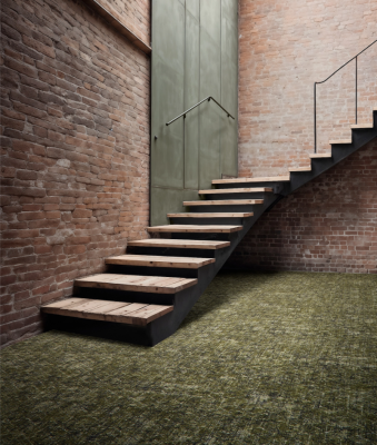 Ковровая плитка BLOQ (БЛОК) Trinity Unity 603 Lichen 0.5x0.5 m 100% ПОЛИАМИД Solution dyed made by Aquafil