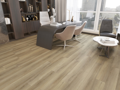 ПВХ плитка KBS floor (КБС флоор) Wood collection Sienna Natural FC 19008-4  2,5мм / 0,55 мм / 228,6 х1219 мм, упак.4,18м2 Коричневый