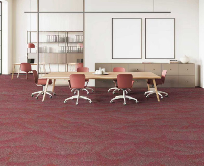 Ковровая плитка Innovflor Universe 202L 0.25*1.00 м 100% ПОЛИАМИД Solution dyed Бордовый