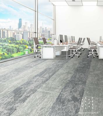 Ковровая плитка Innovflor Discover A04  0.5*0.5 м 100% ПОЛИАМИД Solution dyed Серый