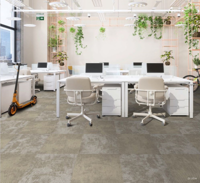 Ковровая плитка Innovflor Galaxy F 014 0.5*0.5 м 100% ПОЛИАМИД Solution dyed Бежевый