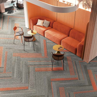 Ковровая плитка Innovflor Colorline 7B 0.25*1.00 м 100% ПОЛИАМИД Solution dyed Серый