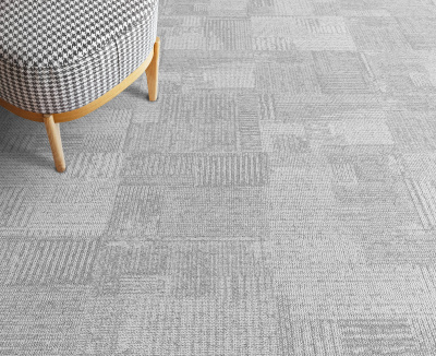 Ковровая плитка Innovflor Universe 01 0.5*0.5 м 100% ПОЛИАМИД Solution dyed Серый, светлый